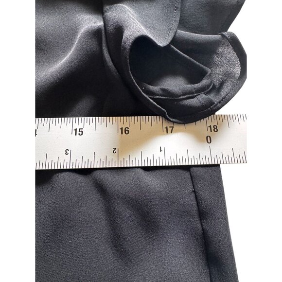 Diane Von Furstenberg DVF Toni Blouse Black Silk Women S 100% Silk Top Designer - Picture 11 of 11
